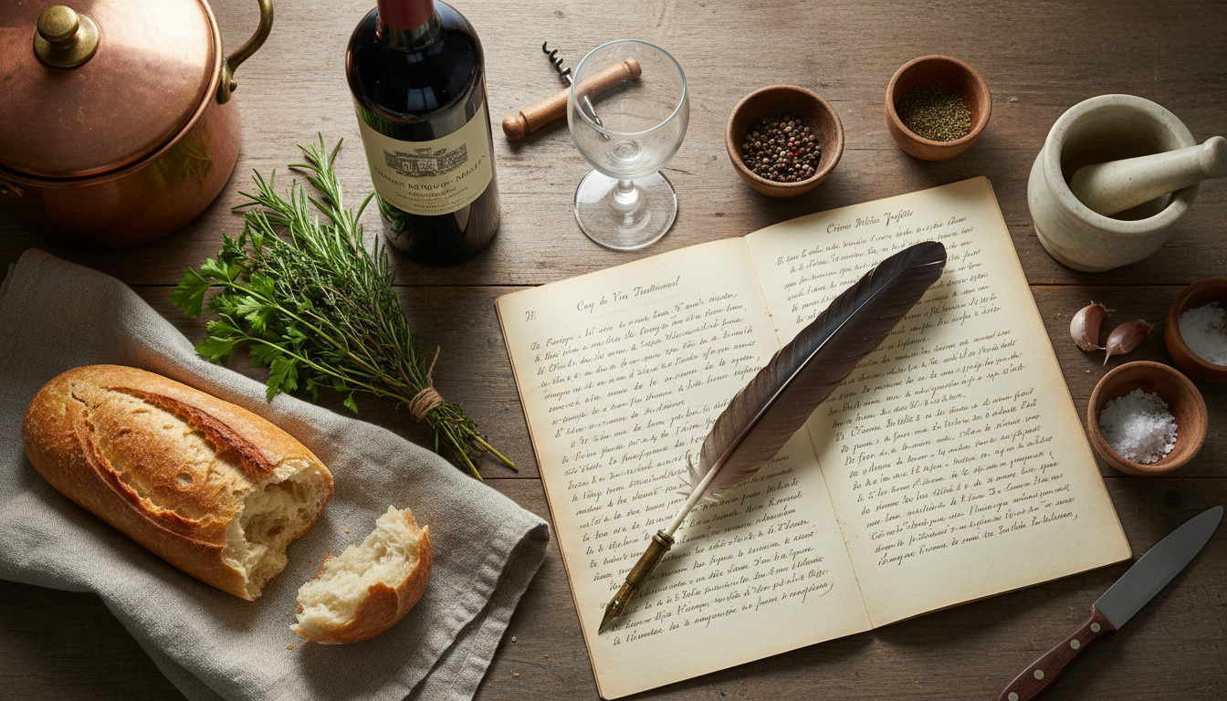 Кулинарные записи Дюма: перо, рецепты, французские продукты